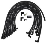 Moroso Chevrolet Big Block Ignition Wire Set - Ultra 40 - Sleeved - HEI - Crab Cap - 90 Degree - Blk thumbnail 1