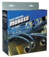 Moroso Chevrolet Big Block Ignition Wire Set - Ultra 40 - Sleeved - HEI - Crab Cap - 90 Degree - Blk thumbnail 5