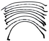 Moroso Ford 289-302 Ignition Wire Set - Ultra 40 - Sleeved - HEI - 135 Degree - Black thumbnail 1