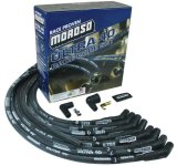 Moroso Ford 289-302 Ignition Wire Set - Ultra 40 - Sleeved - HEI - 135 Degree - Black thumbnail 3