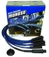 Moroso Universal/Mopar/Chrysler (w/Hemi Heads) Ignition Wire Set - Ultra 40 - Blue thumbnail 4