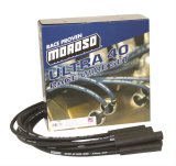 Moroso Universal/Mopar/Chrysler (w/Hemi Heads) Ignition Wire Set - Ultra 40 - Black thumbnail 1