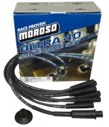 Moroso Universal/Mopar/Chrysler (w/Hemi Heads) Ignition Wire Set - Ultra 40 - Black thumbnail 4