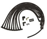 Moroso Chevrolet Small Block (w/Jesel) Ignition Wire Set - Ultra 40 - Sleeved - 90 Degree - Black thumbnail 1