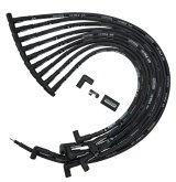 Moroso Chevrolet Big Block (w/Jesel) Ignition Wire Set - Ultra 40 - Sleeved - 90 Degree - Black thumbnail 6