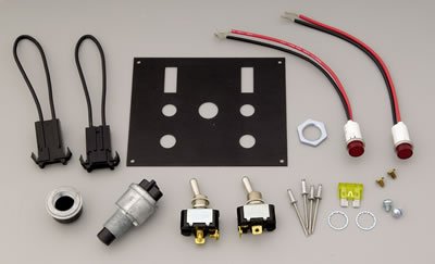 Moroso Toggle Switch Panel - Oval Track - 4in x 5in - Two On/Off Switches