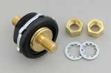 Moroso Thru-Panel Connector - Black (Use w/Part No 74170/74172) - Single thumbnail 1
