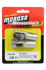 Moroso Battery Cable Remote Fitting End Kit - Compression Style End - 3/8in - 2 Pack thumbnail 3
