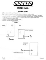 Moroso Rocker Switch Panel - Flat Surface Mount - LED - 2.488in x 6.695in - Five On/Off Switches thumbnail 4