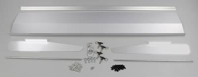 Moroso Universal Rear Spoiler Kit w/Struts - 57in x 24in x 12in - Aluminum