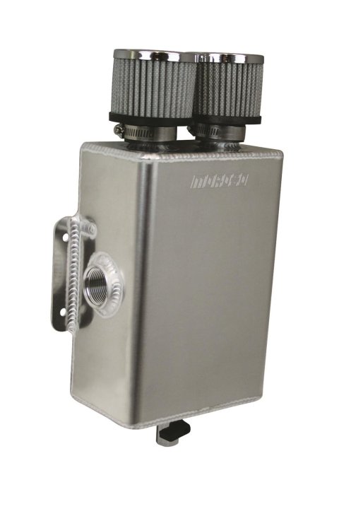 Moroso Breather Tank/Catch Can -16An Female Inlet - One on Each Side - Two Breathers - Aluminum thumbnail 2