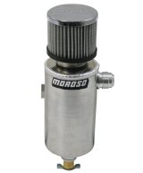 Moroso Breather Tank/Catch Can -12An Male Fitting - Roll Bar Mount - Aluminum thumbnail 1