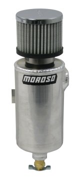 Moroso Breather Tank/Catch Can - 3/8in NPT Female Fitting - Roll Bar Mount - Aluminum thumbnail 2