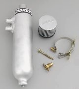 Moroso Breather Tank/Catch Can - Two -12An Fittings - Aluminum thumbnail 1