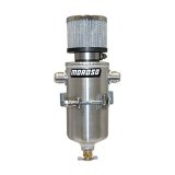 Moroso Breather Tank/Catch Can - Two -10An Male Fittings - Aluminum thumbnail 4