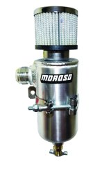 Moroso Breather Tank/Catch Can - 16An Male Fitting - Aluminum thumbnail 3