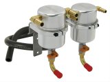 Moroso 08-14 Subaru WRX Air/Oil Separator Catch Can - Billet Aluminum thumbnail 1