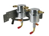 Moroso 08-14 Subaru WRX Air/Oil Separator Catch Can - Billet Aluminum thumbnail 2