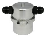 Moroso Universal Air/Oil Separator Catch Can -12An Inlet/Outlet - Billet Aluminum thumbnail 3