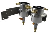Moroso 08-14 Subaru STi (w/Top Mount Intercooler) Air/Oil Separator Catch Can - Billet Aluminum thumbnail 2