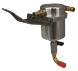 Moroso 07-11 Jeep 3.8L JK Air/Oil Separator Catch Can - Large Body - Billet Aluminum thumbnail 1