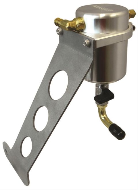 Moroso 05-13 Chevrolet Corvette/06-13 ZO6 Air/Oil Separator Catch Can - Large Body - Billet Aluminum