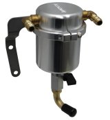 Moroso 14-19 Chevrolet Corvette (Non ZO6) Air/Oil Separator Catch Can - Large Body - Billet Aluminum thumbnail 4