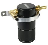 Moroso 90-05 Mazda Miata Air/Oil Separator Catch Can - Small Body - Billet Aluminum - Black Finish thumbnail 2