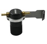 Moroso 08-14 Cadillac CTS-V Air/Oil Separator Catch Can - Small Body - Billet Aluminum -Black Finish thumbnail 1