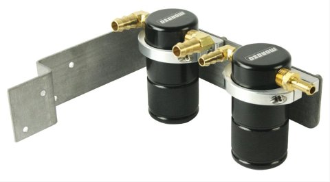 Moroso 08-14 Subaru WRX Air/Oil Separator Catch Can - Small Body - Billet Aluminum