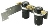 Moroso 08-14 Subaru WRX Air/Oil Separator Catch Can - Small Body - Billet Aluminum - Black Finish thumbnail 2