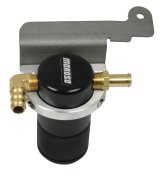 Moroso 07-14 Ford Mustang GT500 Air/Oil Separator Catch Can - Small Body - Billet Aluminum - Black thumbnail 1