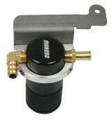 Moroso 07-14 Ford Mustang GT500 Air/Oil Separator Catch Can - Small Body - Billet Aluminum - Black thumbnail 2