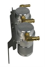 Moroso 04-07 Subaru STi/06-07 WRX Air/Oil Separator Catch Can - Small Body - Billet Aluminum thumbnail 2