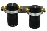 Moroso 04-07 Subaru STi/06-07 WRX Air/Oil Separator Catch Can - Small Body - Billet Aluminum - Black thumbnail 1