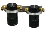 Moroso 04-07 Subaru STi/06-07 WRX Air/Oil Separator Catch Can - Small Body - Billet Aluminum - Black thumbnail 3
