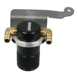 Moroso 11-14 Ford Mustang GT Air/Oil Separator Catch Can - Small Body - Billet Aluminum - Black thumbnail 2