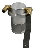Moroso 05-10 Chrysler 5.7L (w/Stock Intake) Air/Oil Separator Catch Can - Small Body - Billet Alum thumbnail 2