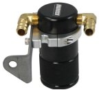Moroso Chrysler 5.7L (w/Aftermarket Intake) Air/Oil Separator Catch Can - Billet Aluminum - Black thumbnail 2