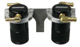 Moroso 08-14 Subaru STi (w/Front Mount Intercooler) Air/Oil Separator Catch Can - Billet Alum -Black thumbnail 2