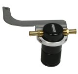 Moroso 95-99 BMW M3 Air/Oil Separator Catch Can - Small Body - Billet Aluminum - Black Finish thumbnail 2