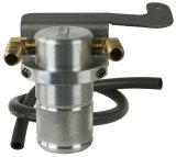 Moroso 07-14 Toyota Tundra Air/Oil Separator Catch Can - Small Body - Billet Aluminum thumbnail 1