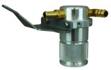 Moroso 07-11 Jeep 3.8L JK Air/Oil Separator Catch Can - Small Body - Billet Aluminum thumbnail 2