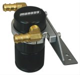 Moroso 11-14 Ford F-150 EcoBoost/5.0L Air/Oil Separator Catch Can - Small Body - Billet Alum - Black thumbnail 2