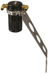 Moroso 05-13 Chevrolet Corvette/06-13 ZO6 Air/Oil Separator Catch Can - Billet Aluminum - Black thumbnail 1