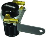 Moroso Dodge Challenger 5.7/6.4L (w/Shaker Hood) Air/Oil Separator Catch Can - Billet Alum - Black thumbnail 2