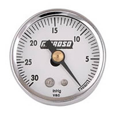 Moroso Vacuum Gauge - 0-30in Hg - 1.5in Diameter thumbnail 1