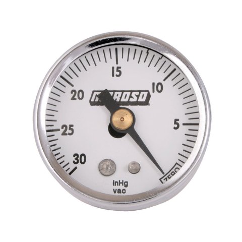Moroso Vacuum Gauge - 0-30in Hg - 1.5in Diameter thumbnail 3