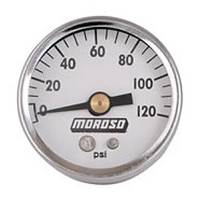Moroso Oil Pressure Gauge - 0-120lbs - 1.5in Diameter thumbnail 1