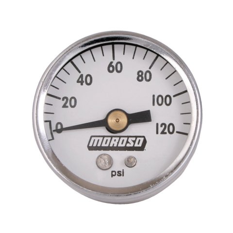Moroso Oil Pressure Gauge - 0-120lbs - 1.5in Diameter thumbnail 3